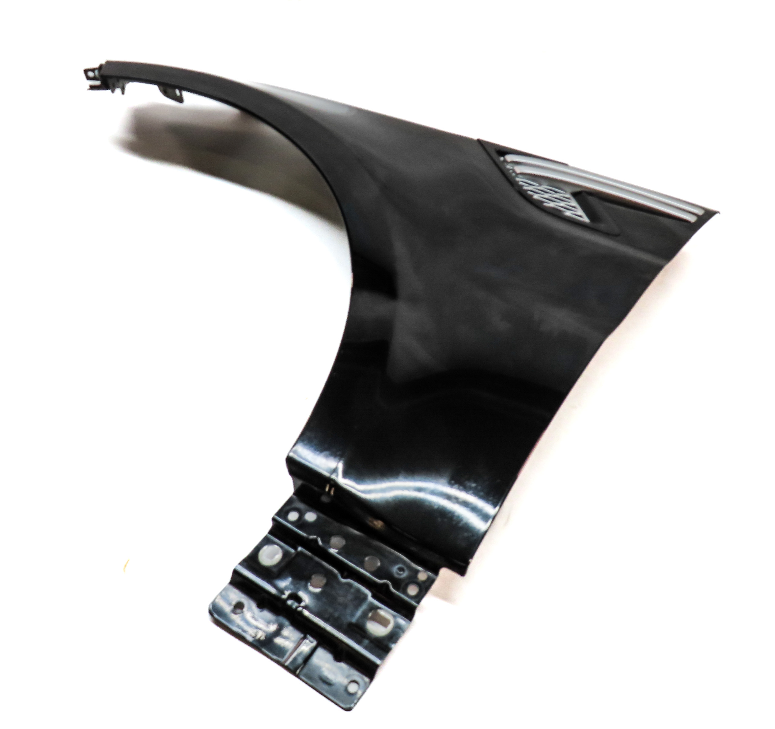 14-17 RANGE ROVER SPORT (L494) FRONT LEFT DRIVER FENDER w/ GRILLE VENT (Black) — exact item pictured